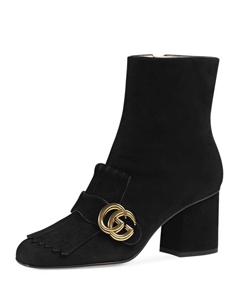 gucci marmont suede boot|Gucci knee high boots price.